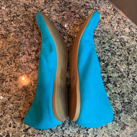 J. Crew Cece Turquoise Ballet Flats Size 7 - Picture 6 of 11